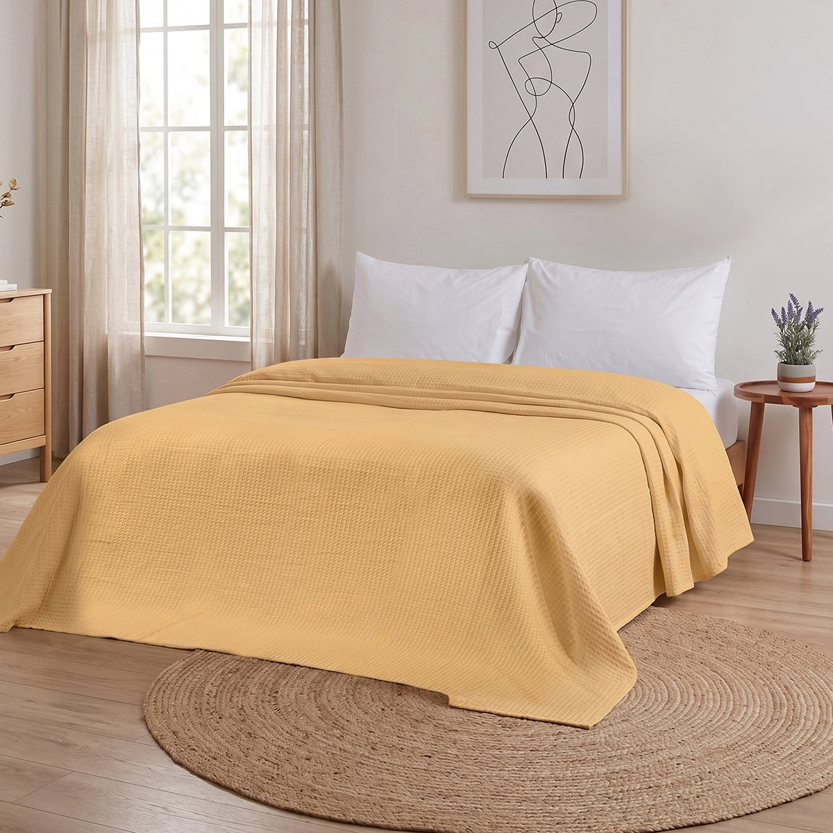 SIESTA NEW OCHROU Duvet 100% Cotton 220/230 cm