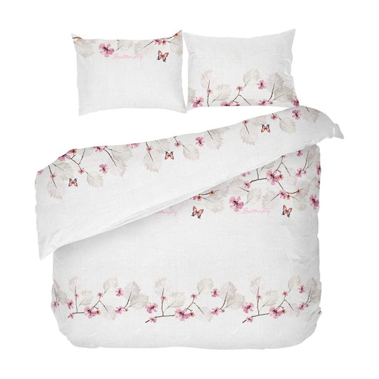 Lenjerie de pat MARY fara cearsaf de pat 100% bumbac ranforce 3 piese