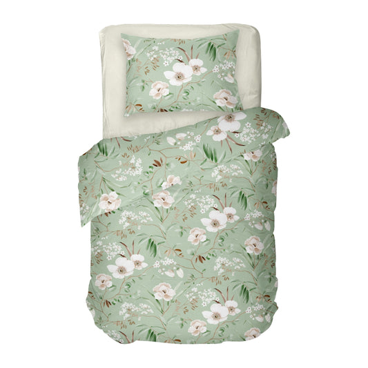 Lenjerie de pat MAGNOLIA 100% bumbac ranforce 3 piese