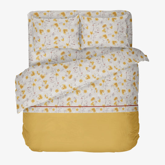 Lenjerie de pat SUNNY 100% bumbac ranforce 4 piese