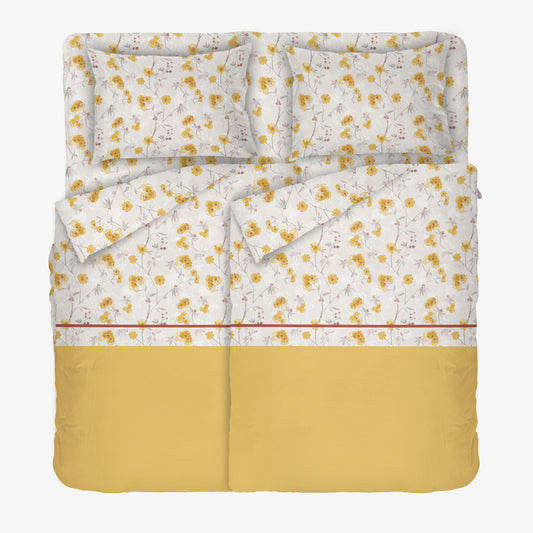 Lenjerie de pat SUNNY 100% bumbac ranforce 5 piese