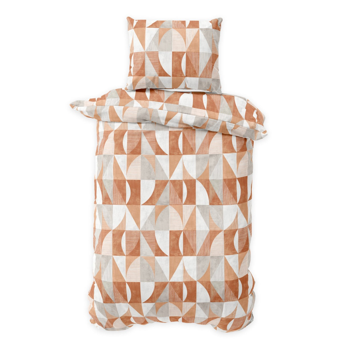 Lenjerie de pat fara cearsaf de pat TANGRAM 100% bumbac ranforce 2 piese