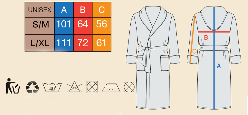 Halat de baie BAMBOO verde inchis S/M 50% micro bumbac 50% bambus